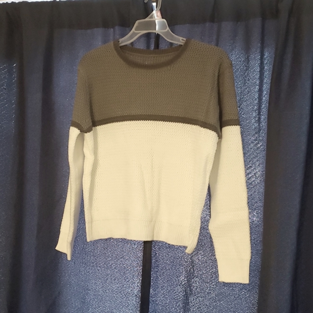 White and Grey sweater